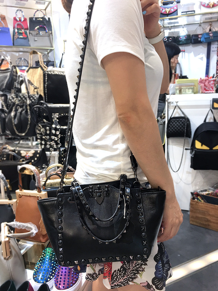 New Yupi style top grade black cowhide vintage roc