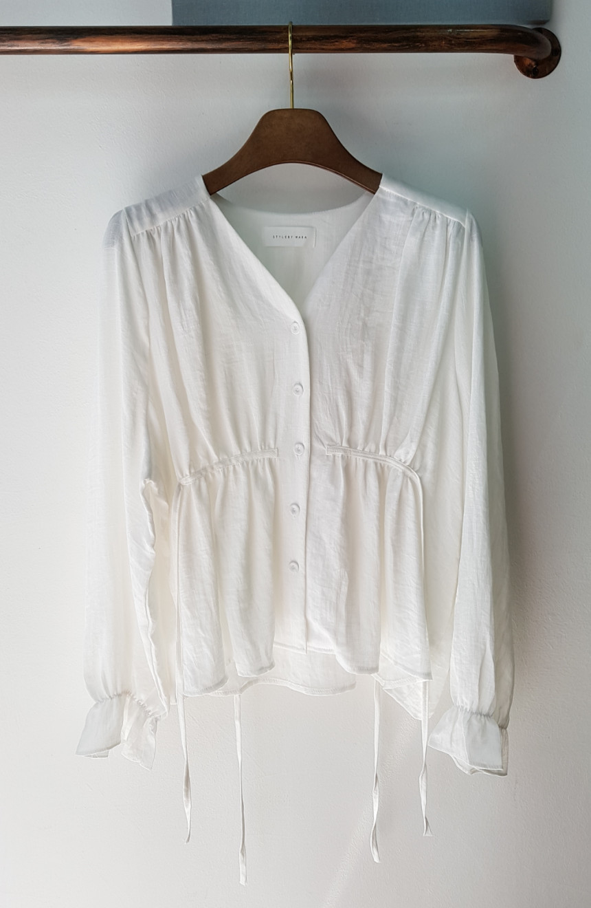 NEW FASHION LADY GIRL Blouse Feminine Knot Blouse