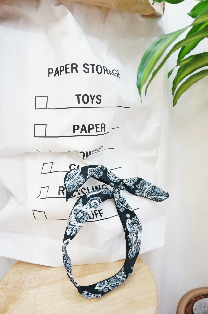 New Paisley Wire Bandana Headband Style Scarf Patt