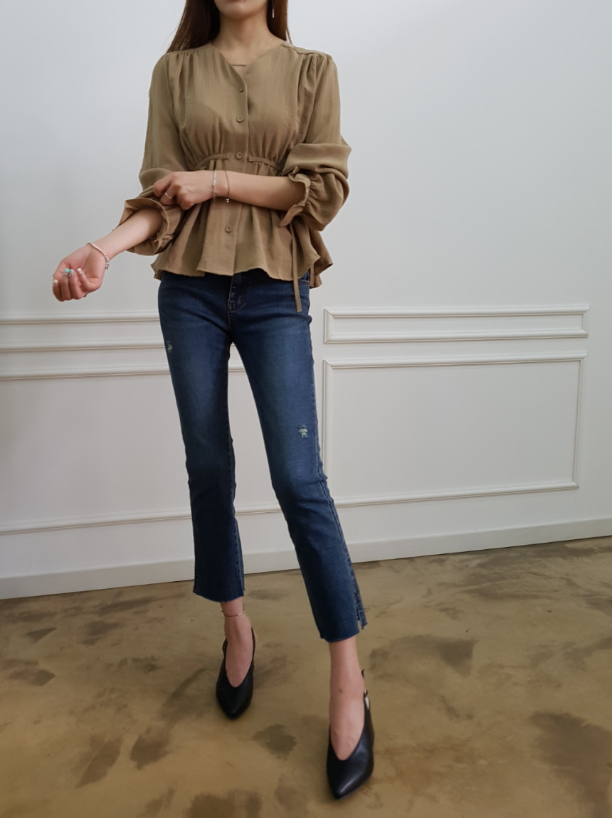 NEW FASHION LADY GIRL Blouse Feminine Knot Blouse