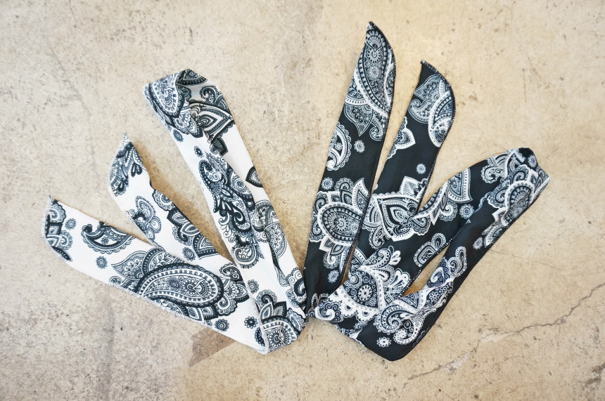 New Paisley Wire Bandana Headband Style Scarf Patt