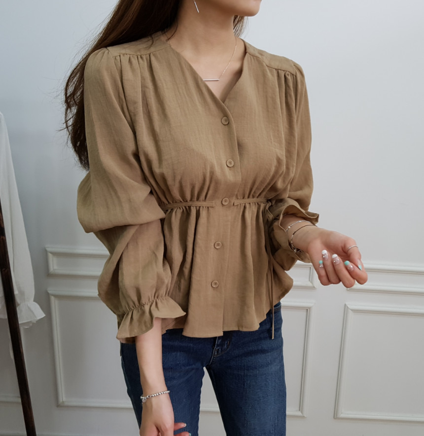 NEW FASHION LADY GIRL Blouse Feminine Knot Blouse