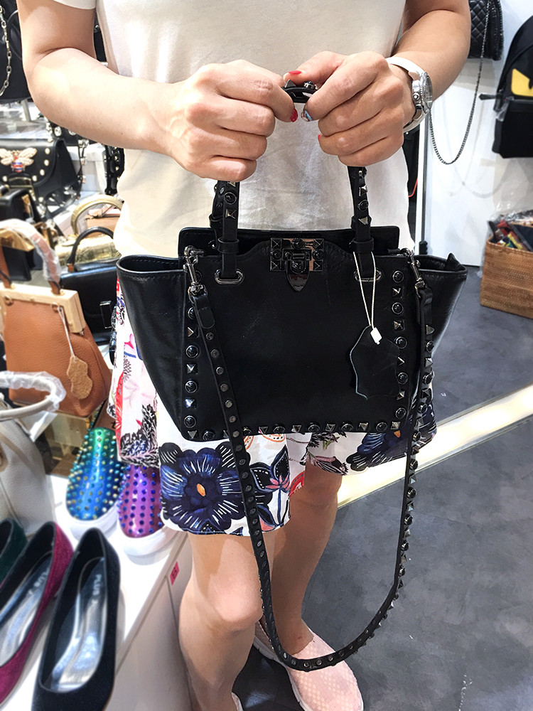 New Yupi style top grade black cowhide vintage roc