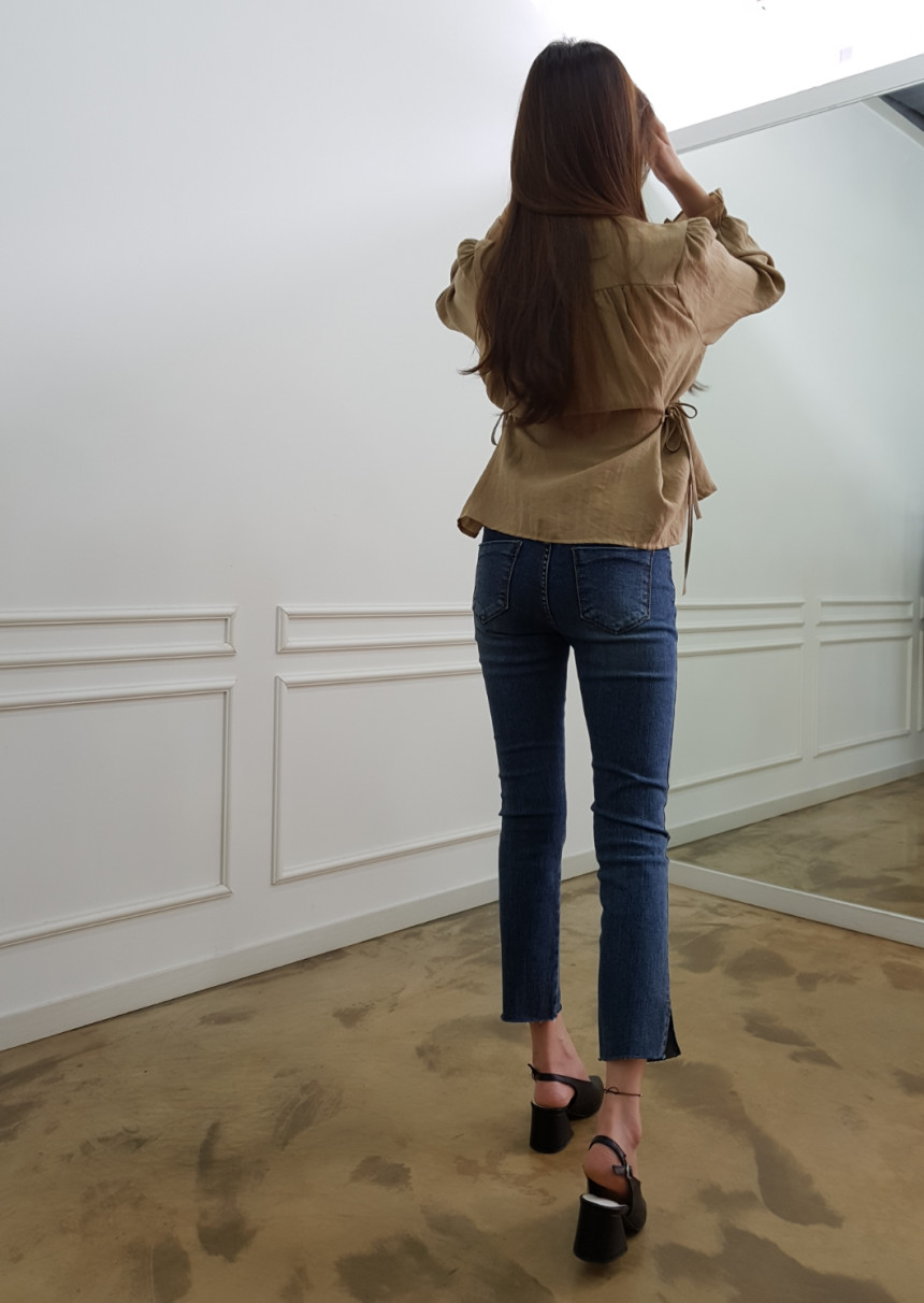 NEW FASHION LADY GIRL Blouse Feminine Knot Blouse