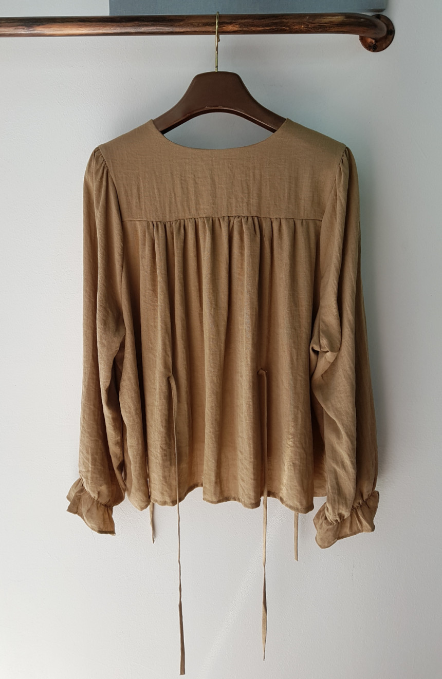 NEW FASHION LADY GIRL Blouse Feminine Knot Blouse