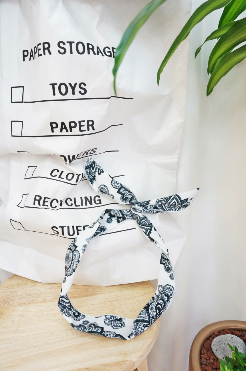 New Paisley Wire Bandana Headband Style Scarf Patt