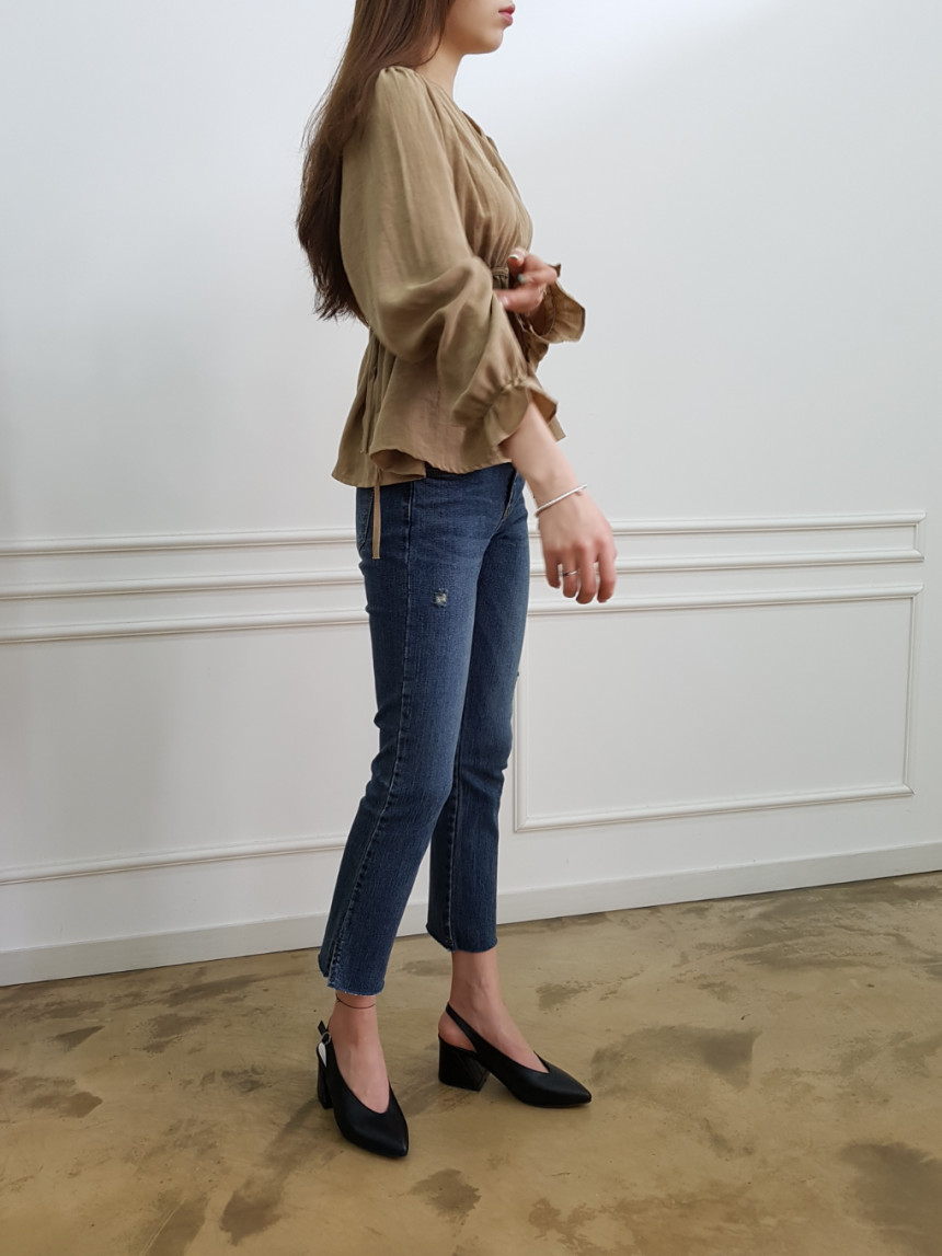 NEW FASHION LADY GIRL Blouse Feminine Knot Blouse