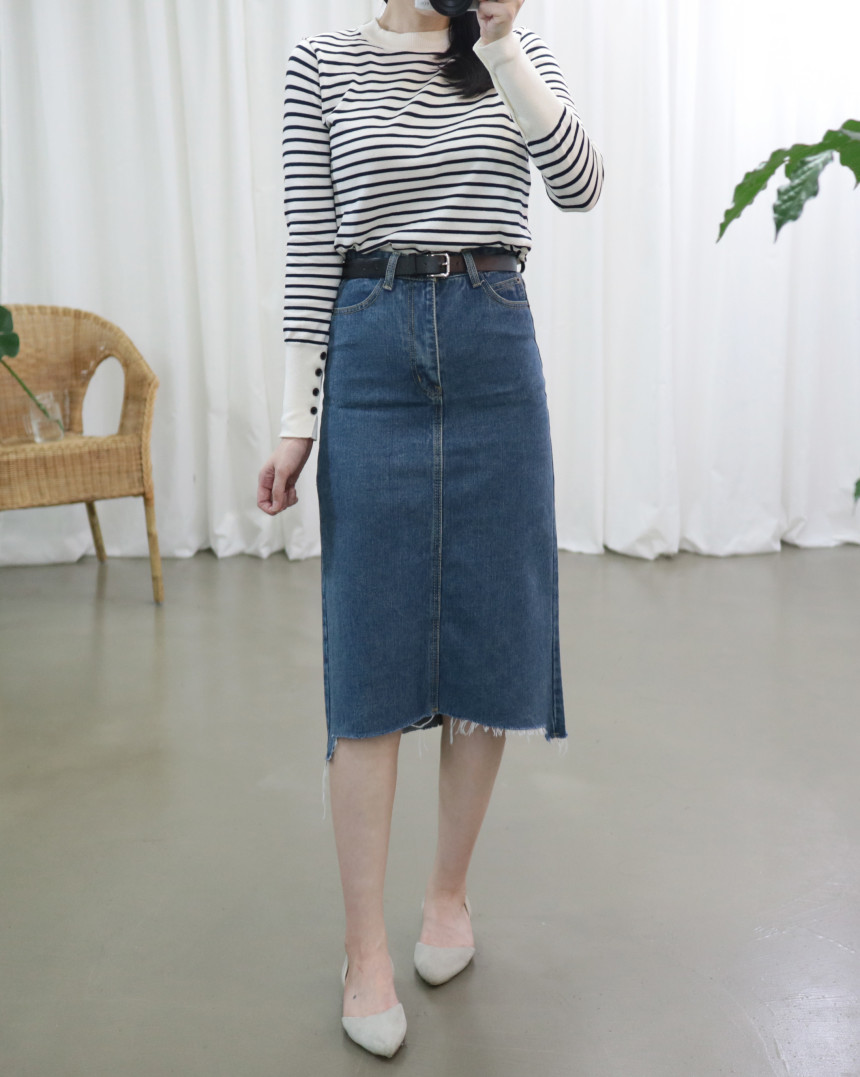 Denim Skirt Belt