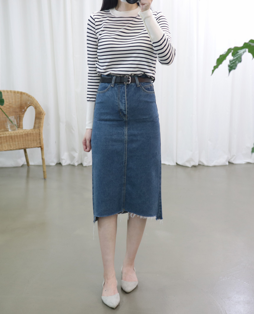Denim Skirt Belt