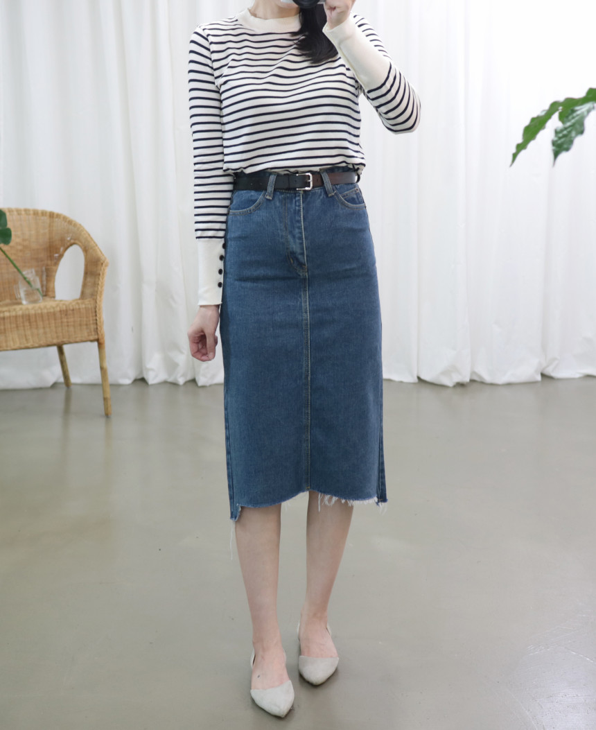 Denim Skirt Belt