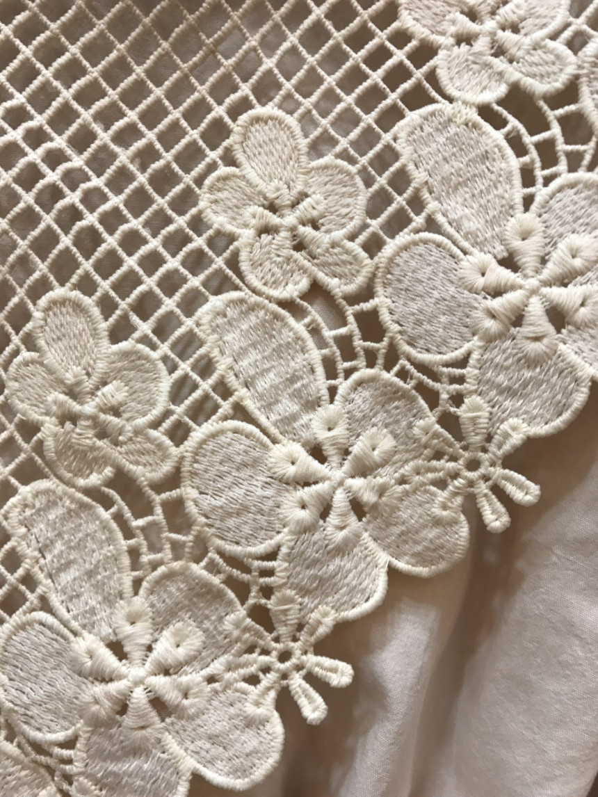 NEW FASHION LADY GIRL Blouse Y Flower lace blouse