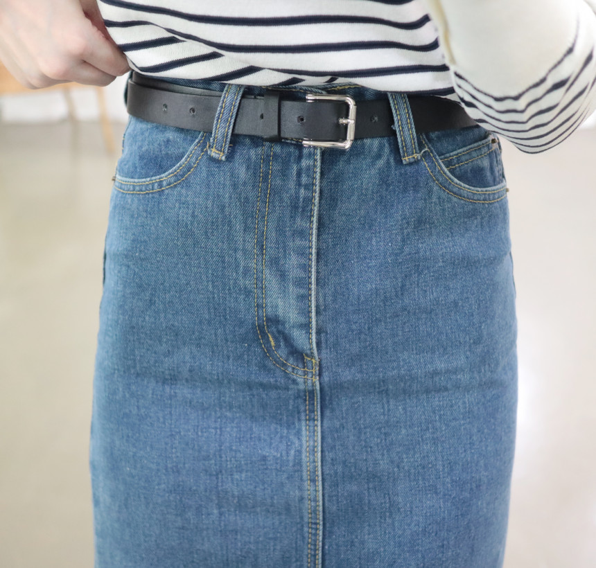 Denim Skirt Belt