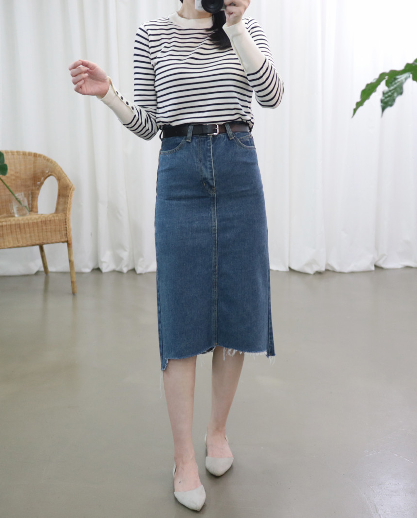 Denim Skirt Belt