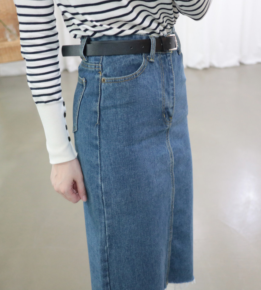 Denim Skirt Belt