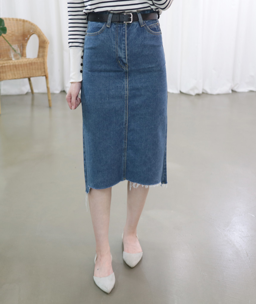 Denim Skirt Belt