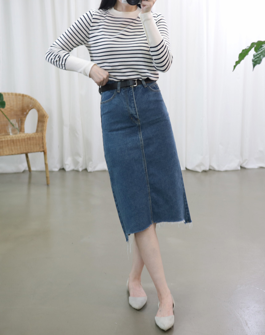 Denim Skirt Belt