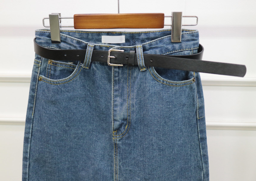 Denim Skirt Belt