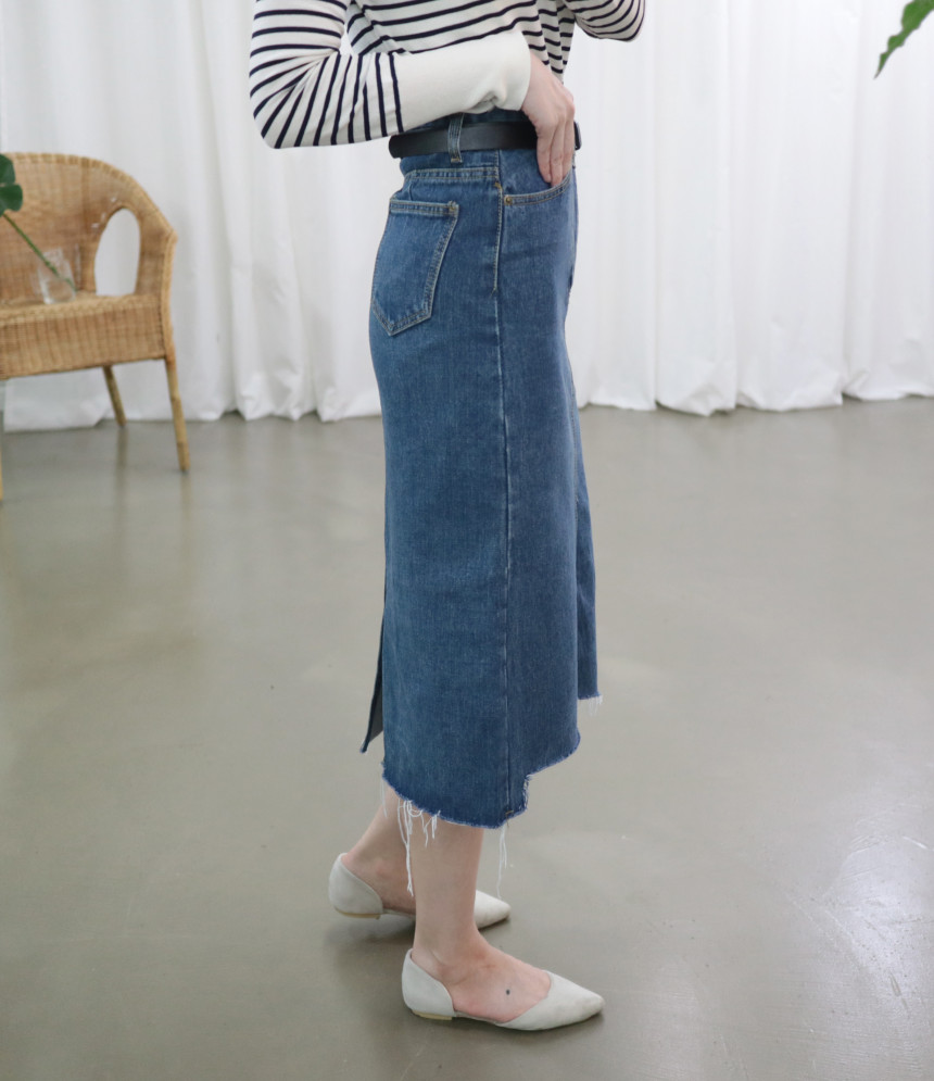 Denim Skirt Belt