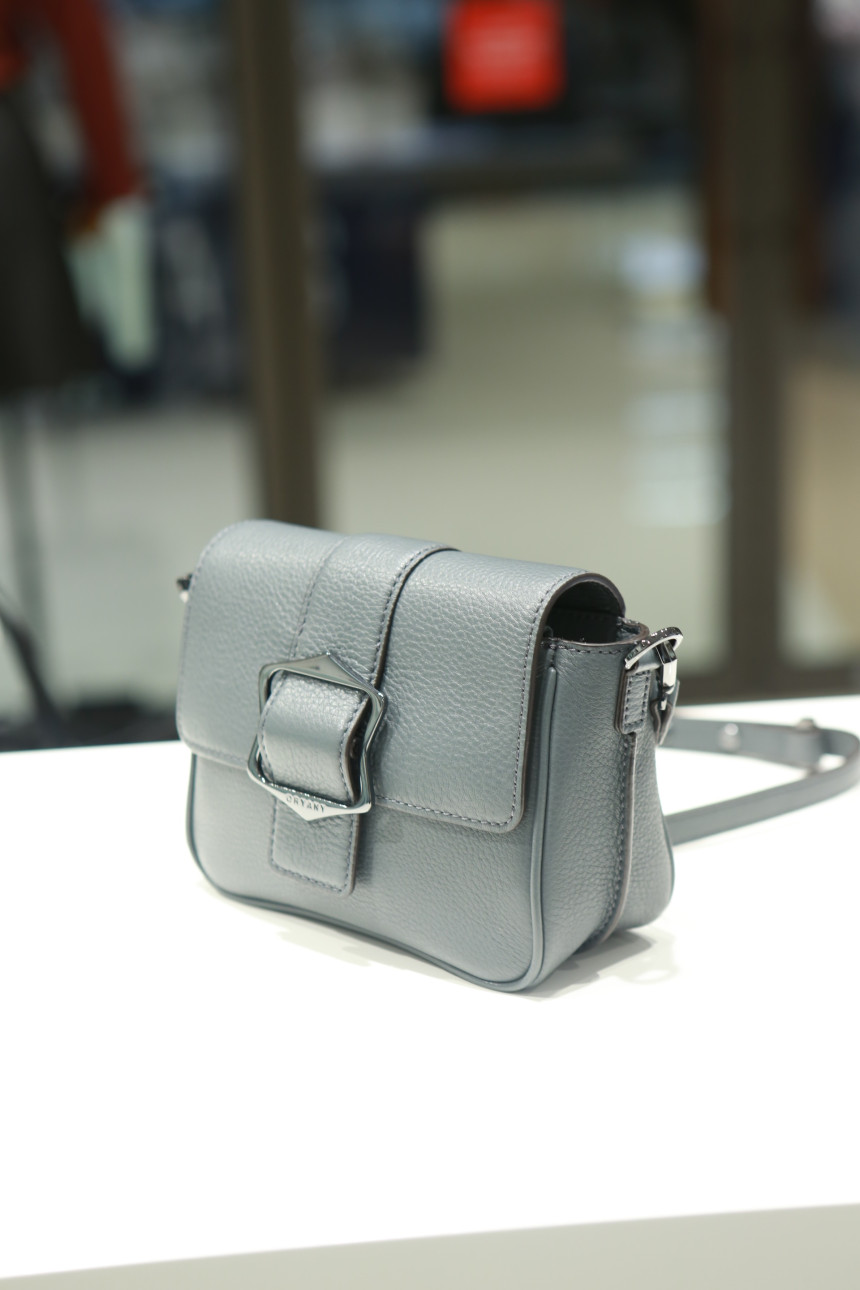 New Oyani Jerome mini flap cross back Dusty Gray O
