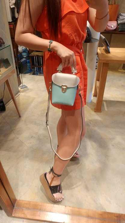New Natural Cowhide - Mini Chong Cross Bag 5 color