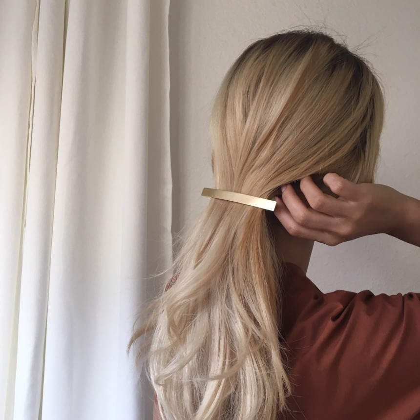 Hair Accessories Simple Modern Metal Hair Lady Mod