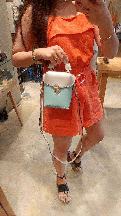 New Natural Cowhide - Mini Chong Cross Bag 5 color
