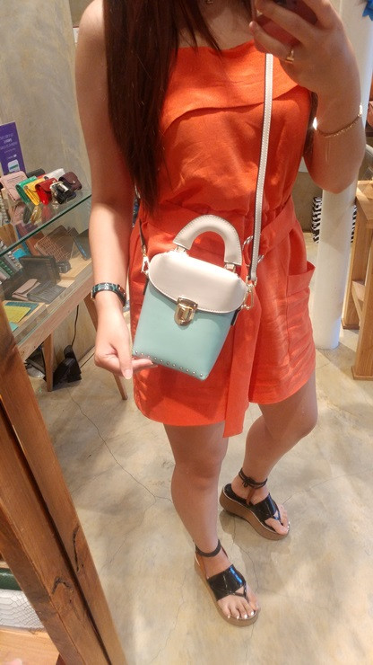 New Natural Cowhide - Mini Chong Cross Bag 5 color