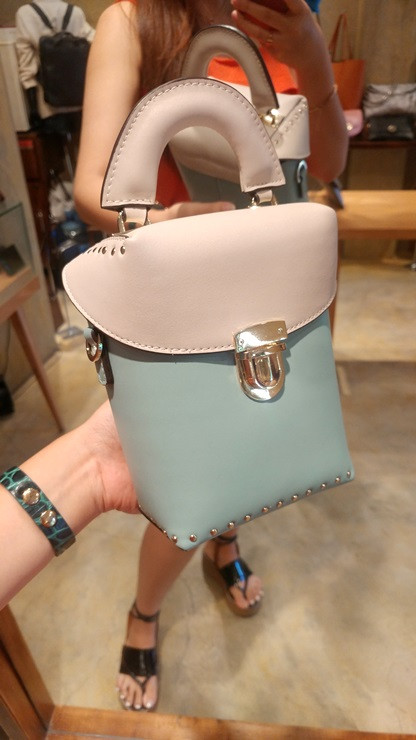 New Natural Cowhide - Mini Chong Cross Bag 5 color