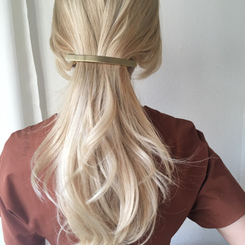 Hair Accessories Simple Modern Metal Hair Lady Mod