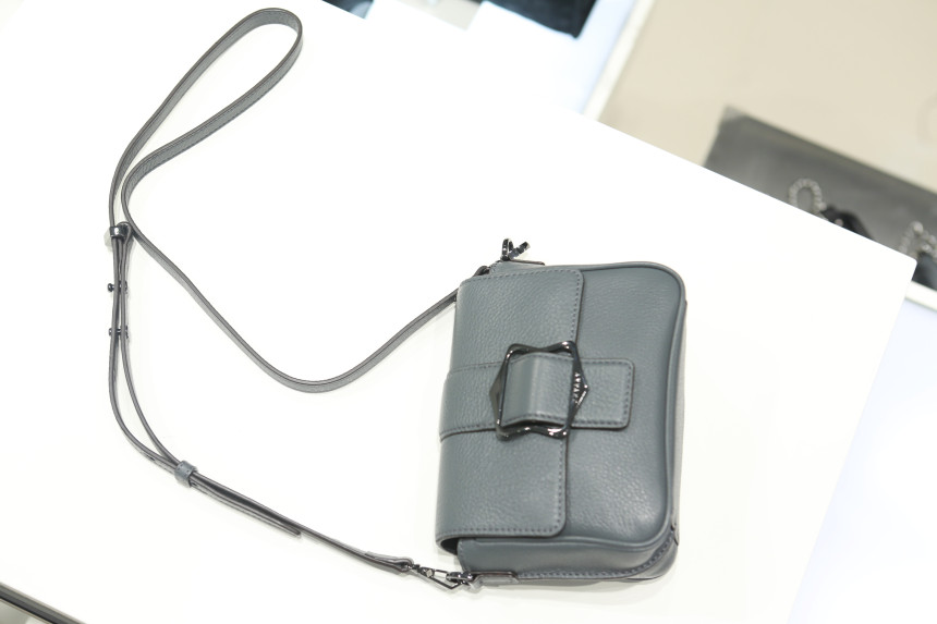 New Oyani Jerome mini flap cross back Dusty Gray O