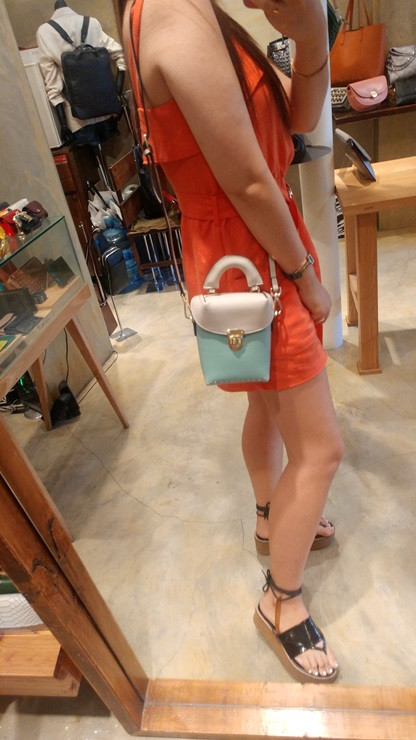 New Natural Cowhide - Mini Chong Cross Bag 5 color