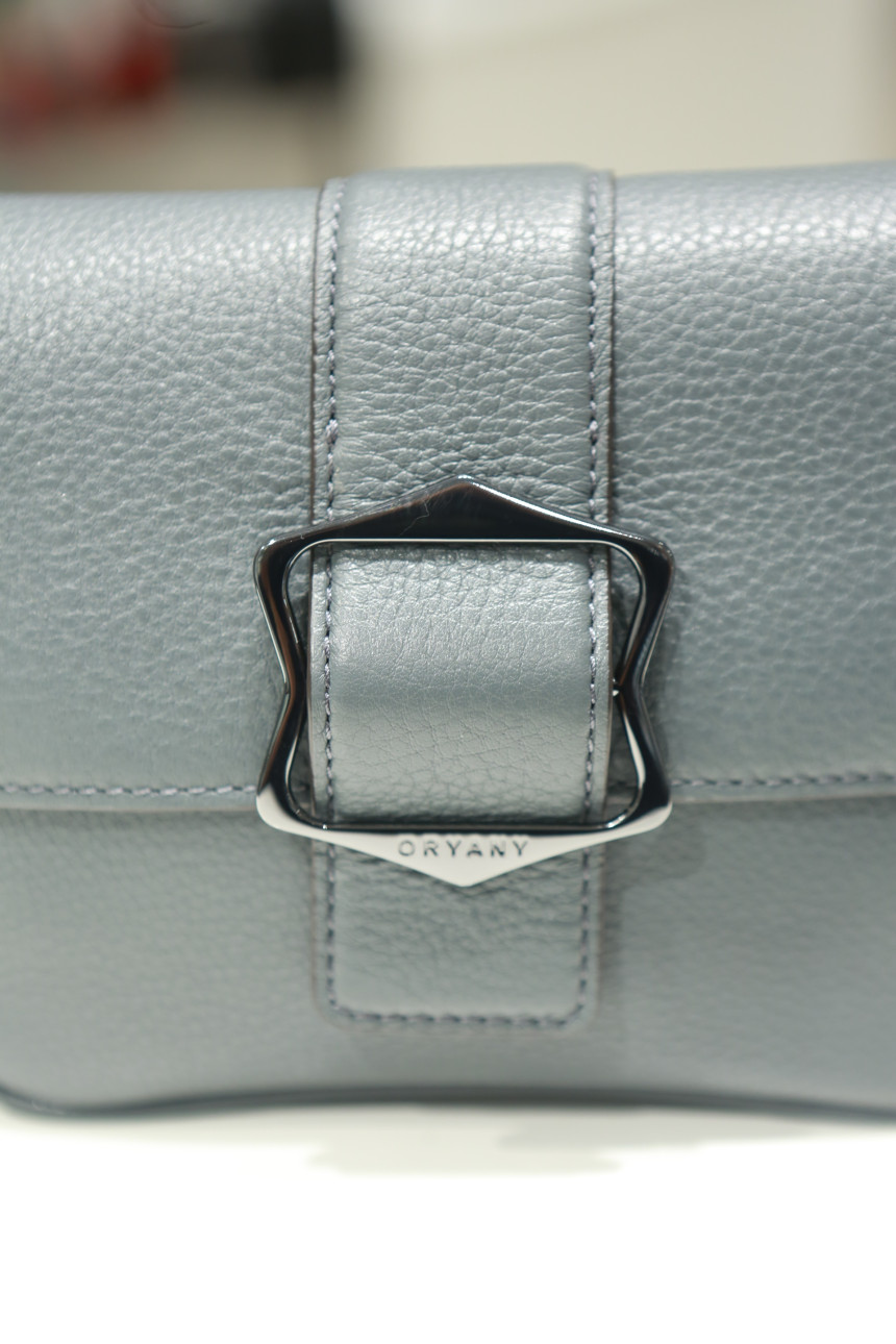 New Oyani Jerome mini flap cross back Dusty Gray O