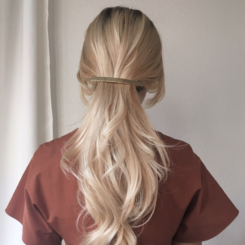 Hair Accessories Simple Modern Metal Hair Lady Mod