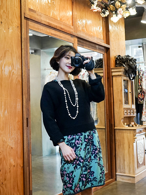 New Women Dress Refresh Flower Dress Pattern Silk 