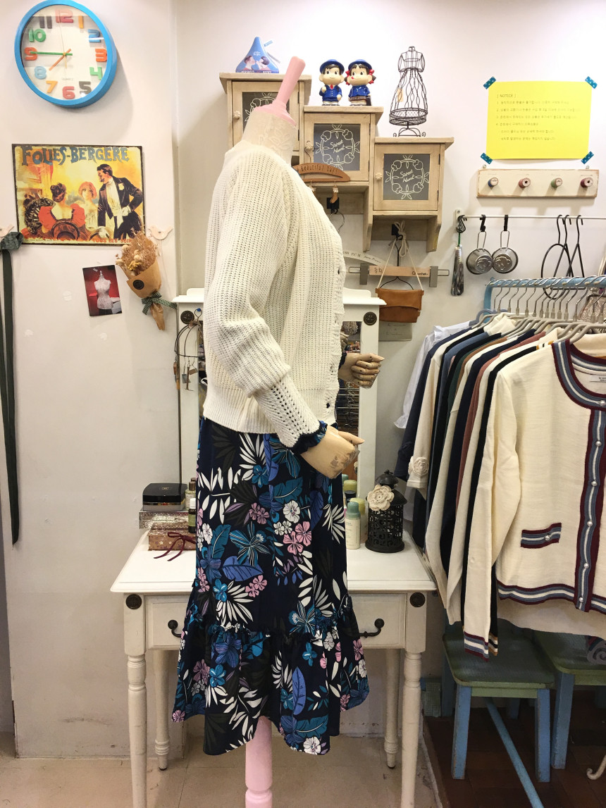 New Women Dress Wonderful Flower Pattern Dress