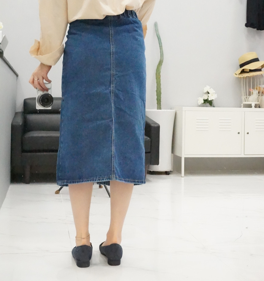 Denim Skirt Chinchilla Sweetheart Blue Cheetah Den
