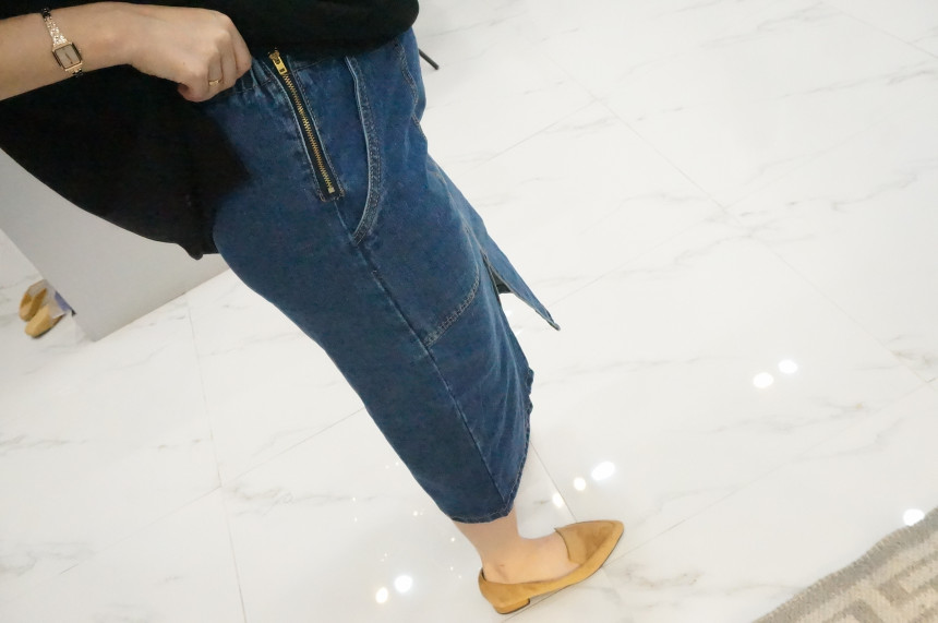 Denim Skirt Chinchilla Sweetheart Blue Cheetah Den