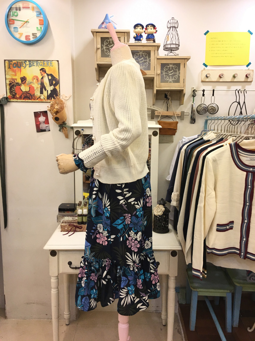 New Women Dress Wonderful Flower Pattern Dress