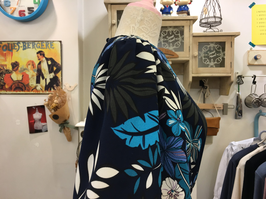 New Women Dress Wonderful Flower Pattern Dress