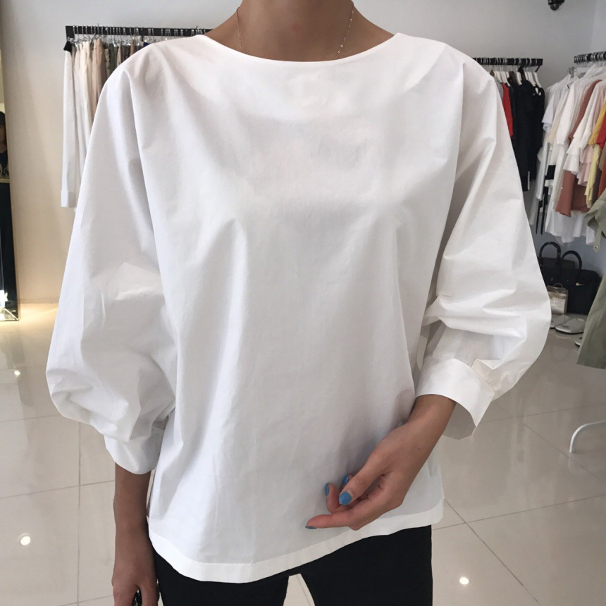 NEW FASHION LADY GIRL Blouse Balloon Shirt Classic