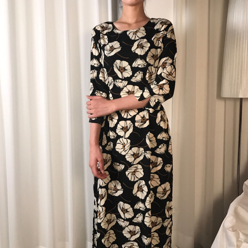 New Women Dress Paradise Flower Long One Piece Bea