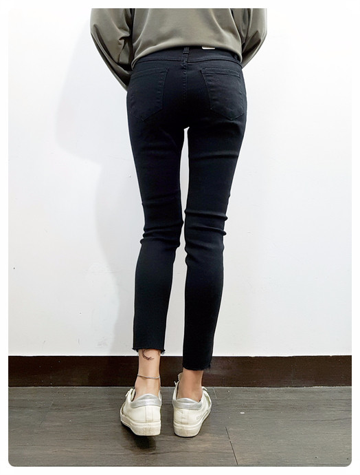 Women Jeans Pants May May Cut short skirt black sk