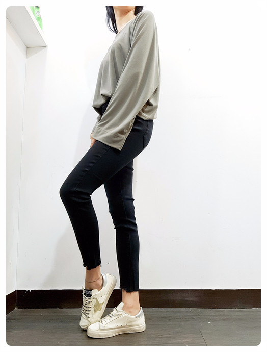 Women Jeans Pants May May Cut short skirt black sk