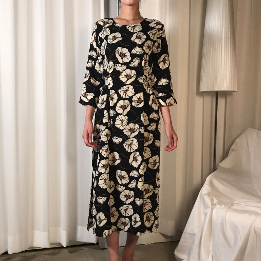 New Women Dress Paradise Flower Long One Piece Bea