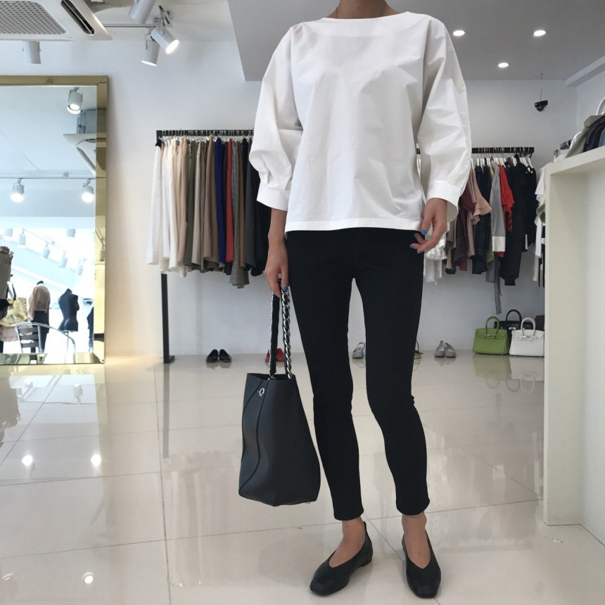 NEW FASHION LADY GIRL Blouse Balloon Shirt Classic