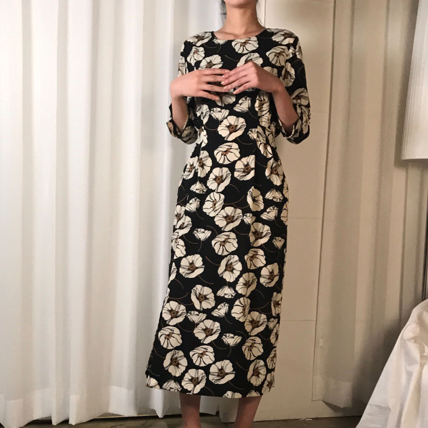 New Women Dress Paradise Flower Long One Piece Bea