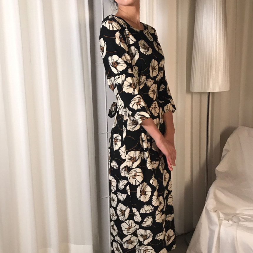 New Women Dress Paradise Flower Long One Piece Bea