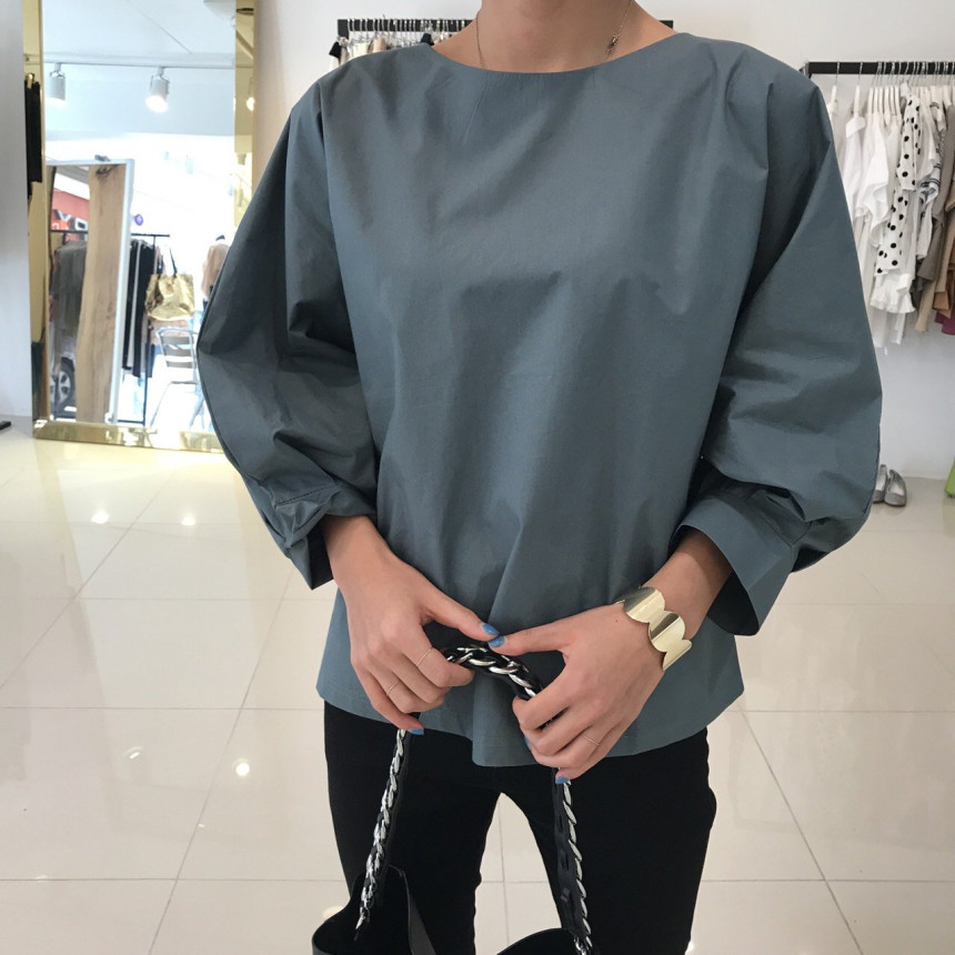 NEW FASHION LADY GIRL Blouse Balloon Shirt Classic