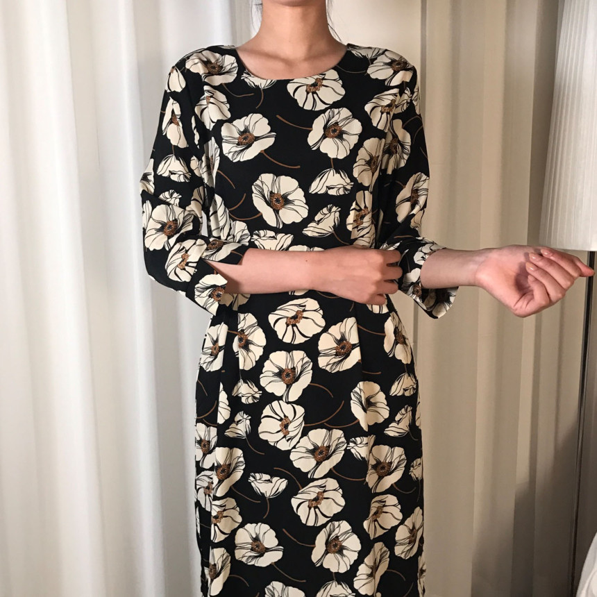 New Women Dress Paradise Flower Long One Piece Bea