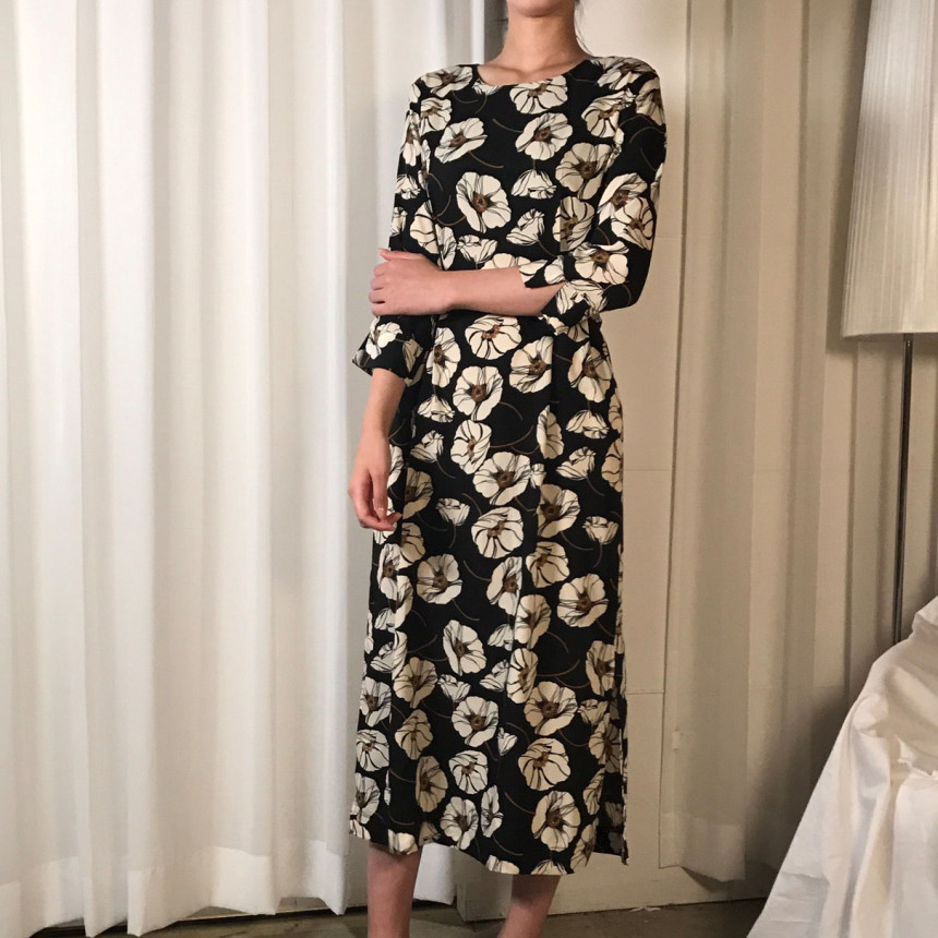 New Women Dress Paradise Flower Long One Piece Bea